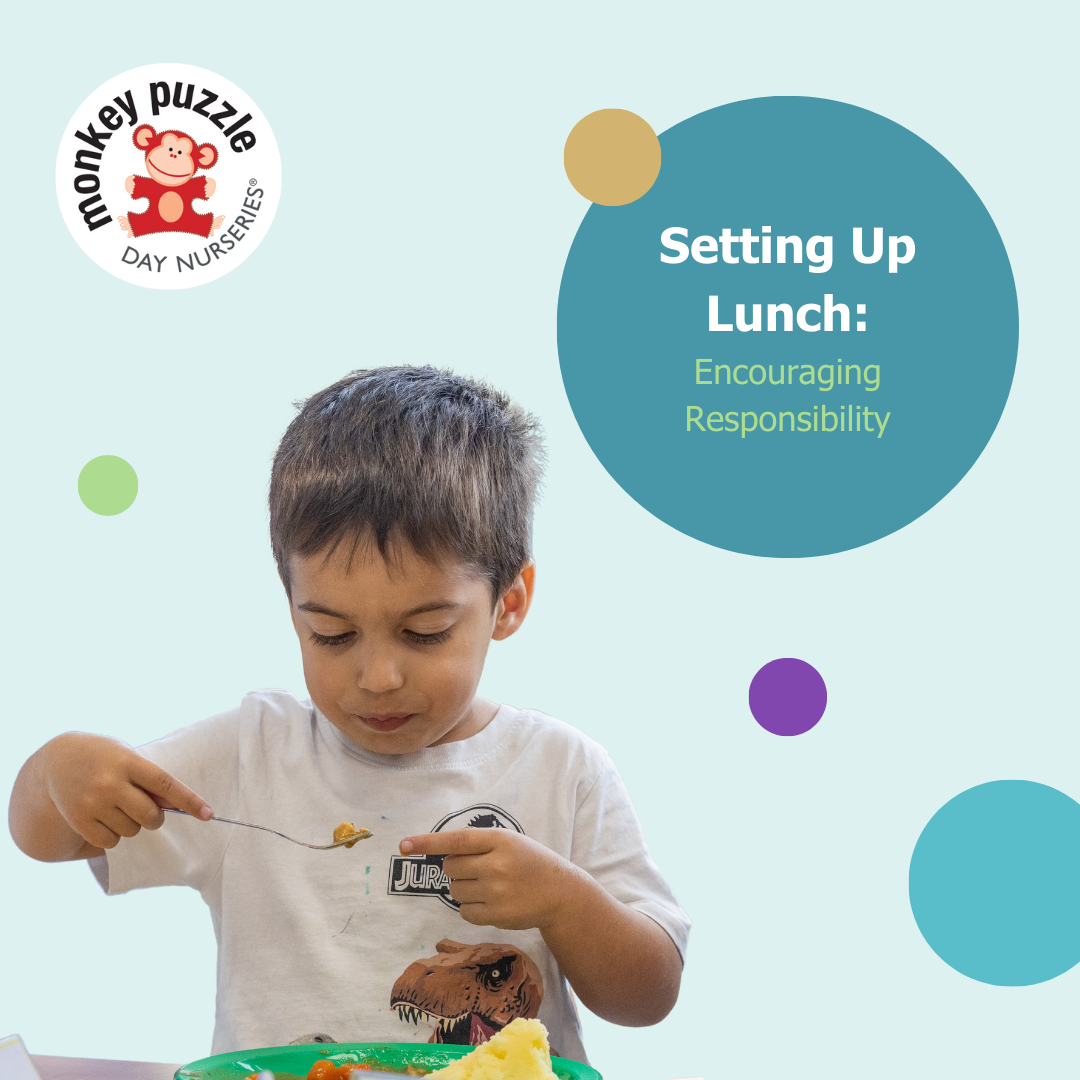 Monkey Puzzle Day Nursery & Preschool Ealing Preparation for Preschool activities - setting up lunch