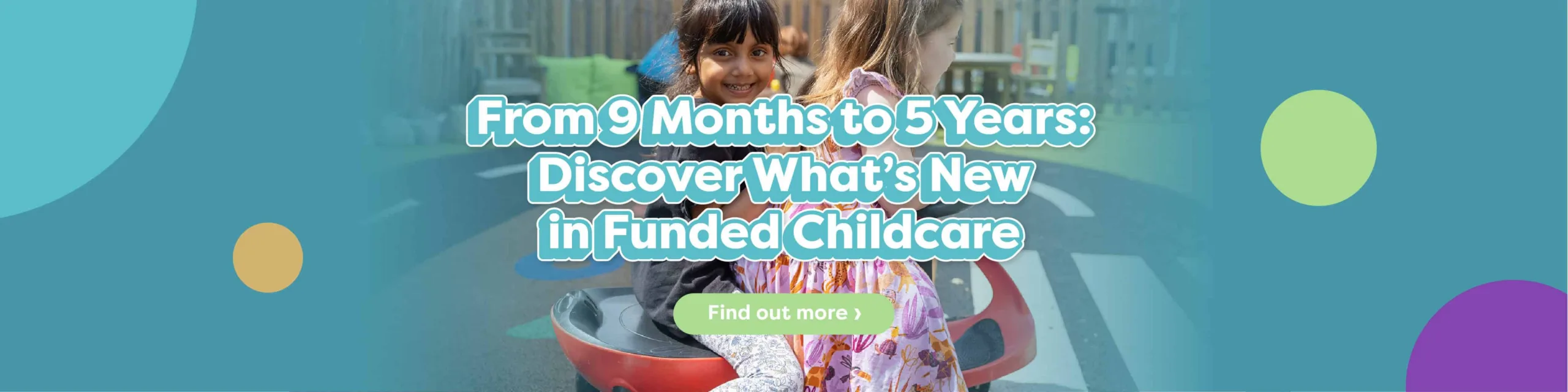 From 9 Months to 5 Years: Discover What's New in Funded Childcare